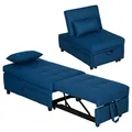 Produktbild: 3-in-1 Schlafsessel mit Bettfunktion, ausziehbares Schlafsofa, Schlafstuhl
