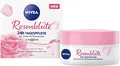 Produktbild: NIVEA Rosenblüte 24h Tagespflege (50 ml), Gesichtspflege mit Rosenwasser und Hyaluron, leichte Gel-Creme für geschmeidig zarte Haut