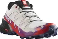 Produktbild: Salomon Speedcross 6 W Trailrunningschuhe white/sparkling grape/fiery red UK 6,5 - EU 40