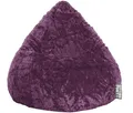 Produktbild: Sitting Point Sitzsack Fluffy XL – 220L Aubergine – Kuschelig & Bequem