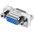 Produktbild: S-VGA D-SUB Verbindung Adapter für Monitor Kabel Kupplung weiblich 15 polig