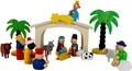 Produktbild: Inware 102831 - Weihnachtskrippe aus Holz 16 Teile aus Holz NEU