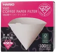 Produktbild: Hario Papierfilter V60-02 (VCF-02-100W), weiß, 100 Stück, BOX, 100 Stück