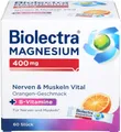 Produktbild: Biolectra Magnesium 400 mg Nerven & Muskeln Vital Sticks mit Orangen-Geschmack, 60 St. Sticks