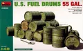 Produktbild: MiniArt 49001 US Fuel Drums 55 Gal. - Zubehör - 1:48