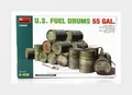 Produktbild: 1:48 MINIART Accessories Usa Gasoline Fuel Drums 55 Gal. Kit MA49001 Modellbau