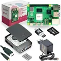 Produktbild: Raspberry Pi 5 Starterkit, 64GB microSDHC inkl. Pi OS, Gehäuse, Netzteil, HDMI-Kabel und Zubehör - RAM: 1GB - Farbe: schwarz