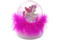 Produktbild: AMLI Schneekugel Einhorn Schneekugel mit Glitzer, Snowglobe Glitzerkugel Unicorn mit Licht