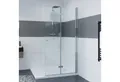 Produktbild: IMPTS Duschwand Walk in Duschwand Faltbar, Sicherheitsglas, Glaswand Duschwand Duschabtrennung