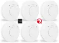 Produktbild: SMARTWARES Rauchmelder RM520, 6 Stück