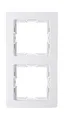 Produktbild: Kopp Abdeckrahmen doppelt Paris IP20  arktis weiß