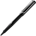 Produktbild: Lamy safari black Tintenroller – zeitlos klassicher Stift mit ergonomischem Griff & Strichbreite M - Gehäuse aus robustem ASA-Kunststoff – mit Tintenrollermine M 63 in schwarz
