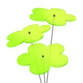 Produktbild: 3 Stück SUNPLAY Sonnenfänger Ø10cm Suncatcher Gartenstecker Blumen GRÜN
