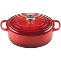 Produktbild: Le Creuset - bräter oval sig 29 cm kirschrot