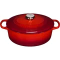 Produktbild: Le Creuset Signature Bräter oval 29 cm kirschrot