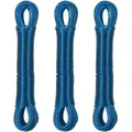 Produktbild: Relaxdays Wäscheleine 3er Set, 20m, Wäscheseil Mit Stahlkern, Pvc, Extra Stark, Drinnen & Draußen, Wäscheschnur, Blau