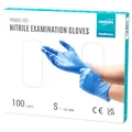Produktbild: EUROPAPA® 100x Nitrilhandschuhe Einweghandschuhe Einmalhandschuhe Untersuchungshandschuhe Nitril Handschuhe puderfrei ohne Latex unsteril latexfrei disposible gloves (S, Ocean Blau)