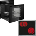 Produktbild: Bosch HND671LS67 - Einbauherd & Elektrokochfeld mit 5 Jahre Garantie, HEB578BB3 & NKN645GA2E, Mit Rahmen aufliegend, 60 cm