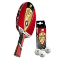 Produktbild: Sunflex Legend A50 Tischtennisschläger + 3*** ITTF SX+ Tischtennisbälle | Tischtennisschlägerset | Tischtennis Profi Set