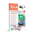 Produktbild: Peach Laminierfolien A4 - 80 mic - 100 pouches - glänzend HighSpeed - einsetzbar in A3 Laminiergeräten aller Markenhersteller - PP580-22