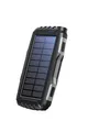 Produktbild: DENVER PSO-20010 MK2 - Solar Powerbank with 20.000mAh Battery and Triple USB Output Powerbank (Akku) - schwarz - 20000 Ah
