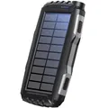 Produktbild: Denver PSO-20010 MK2 Solar Powerbank 20000 mAh Anthrazit Taschenlampe, Statusanzeige