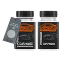 Produktbild: TRISTARcolor Autolack Lackstift Set für Mercedes/Daimler Benz 180 Silber Metallic Basislack Klarlack je 50ml