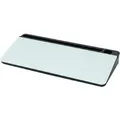 Produktbild: Relaxdays Schreibtisch Organizer Kunststoff Glas Schwarz mit Whiteboard 5,5 cm x 40 cm x 18 cm 1,2 kg