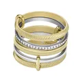 Produktbild: Fossil Prestack-Ring für Damen All Stacked Up Edelstahl Bicolor, JF045929986