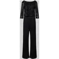 Produktbild: comma Jumpsuit mit U-Boot-Ausschnitt in Black, Größe 46