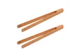 Produktbild: Gravidus Grillzange 2er Set Holz Grillzange Küchenzange Salatzange Kirschholz