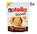 Produktbild: 6x Ferrero Nutella Biscuits Mit Nutella gefüllte Kekse mit Haselnusscreme 304g