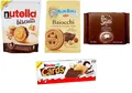 Produktbild: TESTPAKET gefüllte Kekse Nutella Biscuits - Baiocchi - Biscocrema - Kinder Cards