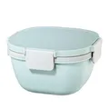 Produktbild: XAVAX Salatbox To Go, Dressingbehälter, Topper 3 Fächer, Besteck, #13068215
