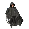 Produktbild: Bramble - Universal Rollstuhl Poncho zum Regenschutz & Windschutz - Regencape für Rollstuhlfahrer - Robust & Wasserdicht