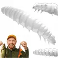 Produktbild: Larva 3.5cm White Cheese Scent, 12 Pieces Fishing Lures