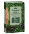 Produktbild: Dehner Saatgut Rasen-Nachsaat, hochwertige Mantelsaat für dichten und sattgrünen Rasen, schnell keimend/pflegeleicht/trittfest, ideal zur Regeneration lückiger Rasenflächen, 500 g für ca. 25 m²