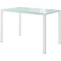 Produktbild: Vicco Esstisch, Weiß, Glas, Rechteckig, 120x75x70 cm, Esszimmer, Tische, Esstische