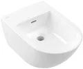 Produktbild: Villeroy & Boch Subway 3.0 Bidet, oval, wandhängend, 1 Hahnloch, mit Überlauf,