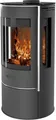 Produktbild: Fireplace Kaminofen Amarant K6240 | 5 kW | 3 Sichtscheiben | Glas Topplatte | Stahl Schwarz | externer Luftanschluss,  (Spektrum:  bis G)