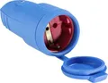 Produktbild: AS Schwabe 62411 Schutzkontaktkupplung Gummi 230V Blau IP44