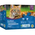 Produktbild: Bozita Indoor & Sterilised Fleischstückchen in Geleé Multipack Nassfutter Katze 24 x 85 g