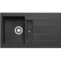 Produktbild: Pyramis Küchenspüle Athlos (86x50) 1 1/4B 1D, Pyragranite Carbon