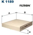 Produktbild: FILTRON K1189 Filter für Innenraumluft Innenraumfilter Filter Innenraum
