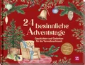 Produktbild: 24 besinnliche Adventstage: Geschichten und Gedanken für die Vorweihnachtszeit | Weihnachtliches Adventskalender-Buch zum Aufschneiden und Vorlesen mit zauberhaften Illustrationen