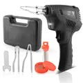 Produktbild: STAHLWERK Lötpistole (LP-200) – 200 W Lötgerät mit 50–500 °C Temperaturbereich, Lötkolben mit schneller Aufheizzeit & Zubehör-Set für Löten, Entlöten, Schneiden von Kunststoff und Gravieren von Holz