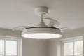 Produktbild: MeLiTec Deckenlampe mit Ventilator, Deckenventilator mit Beleuchtung, RGB, weiß