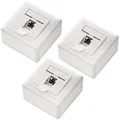 Produktbild: deleyCON 3x CAT6a Universal Netzwerkdose - 1x RJ45 Port - Geschirmt - Aufputz oder Unterputz - 10 Gigabit Ethernet Netzwerk - EIA/TIA 568A&B - Weiß