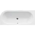 Produktbild: Bad Land Badewanne Eckwanne AVITA 150x75 Links + Styroporverkleidung + Kopfstütze KODI Ablauf Füße