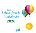 Produktbild: Der Lebensfreude-Tischkalender 2026: Der Lebensfreude-Kalender, der meistgekaufte deutschsprachige Kalender, zum Aufstellen. Mit motivierenden ... Spiralbindung, 17 x 15,6 cm
